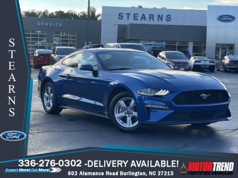 2018 Ford Mustang for sale at Stearns Ford in Burlington NC