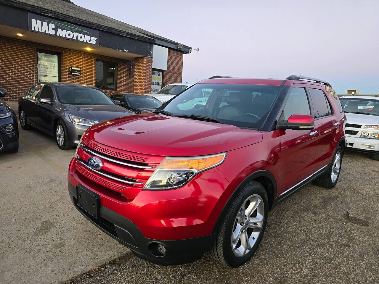 Red 2011 Ford Explorer Limited Limited 4dr SUV 1