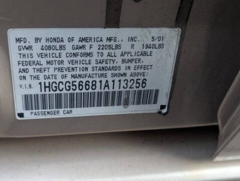 2001 Honda Accord EX