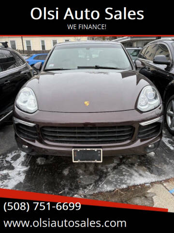 2017 Porsche Cayenne for sale at Olsi Auto Sales in Worcester MA