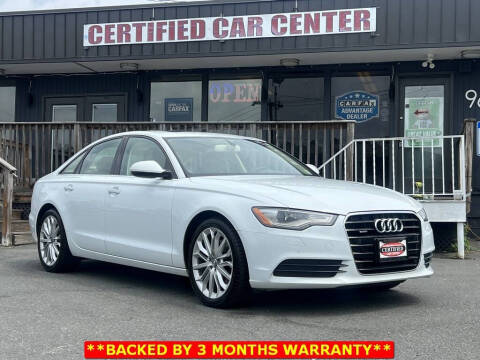 2014 Audi A6 for sale at CERTIFIED CAR CENTER in Fairfax VA