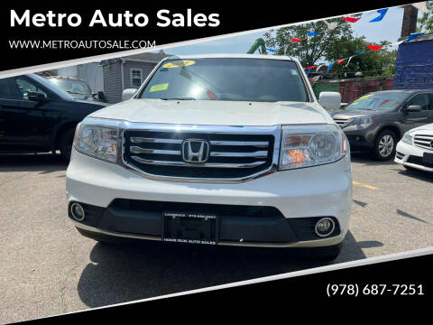 2015 Honda Pilot for sale at Metro Auto Sales in Lawrence MA