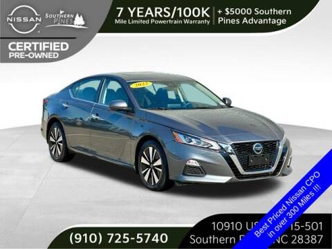 2022 Nissan Altima for sale at PHIL SMITH AUTOMOTIVE GROUP - Pinehurst Nissan Kia in Southern Pines NC