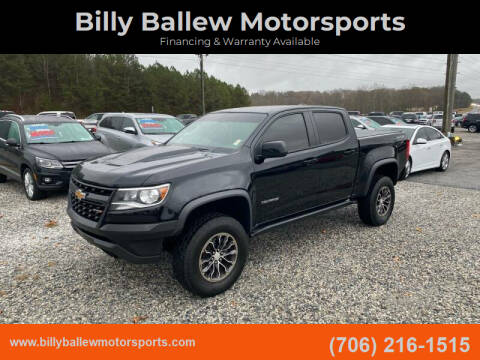 2017 Chevrolet Colorado for sale at Billy Ballew Motorsports in Dawsonville GA