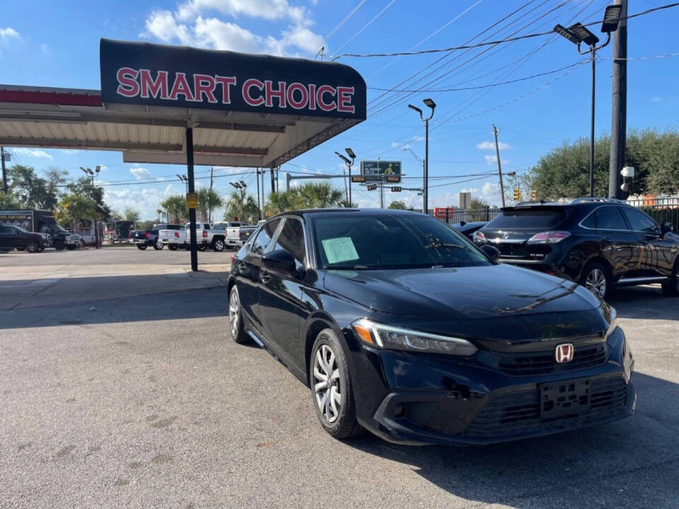 2022 Honda Civic for sale at SMART CHOICE AUTO in Pasadena, TX