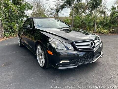 2011 Mercedes-Benz E-Class for sale at Autohaus of Naples in Naples FL