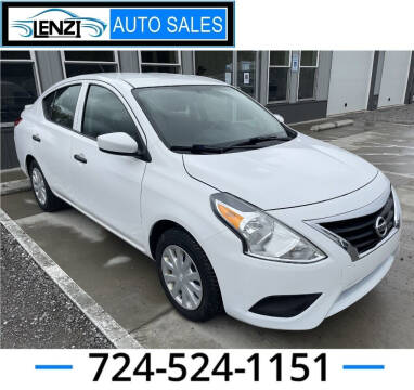 2019 Nissan Versa for sale at LENZI AUTO SALES in Sarver PA
