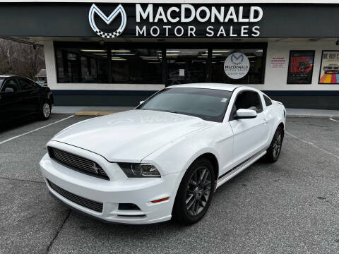 2014 Ford Mustang for sale at MacDonald Motor Sales in High Point NC