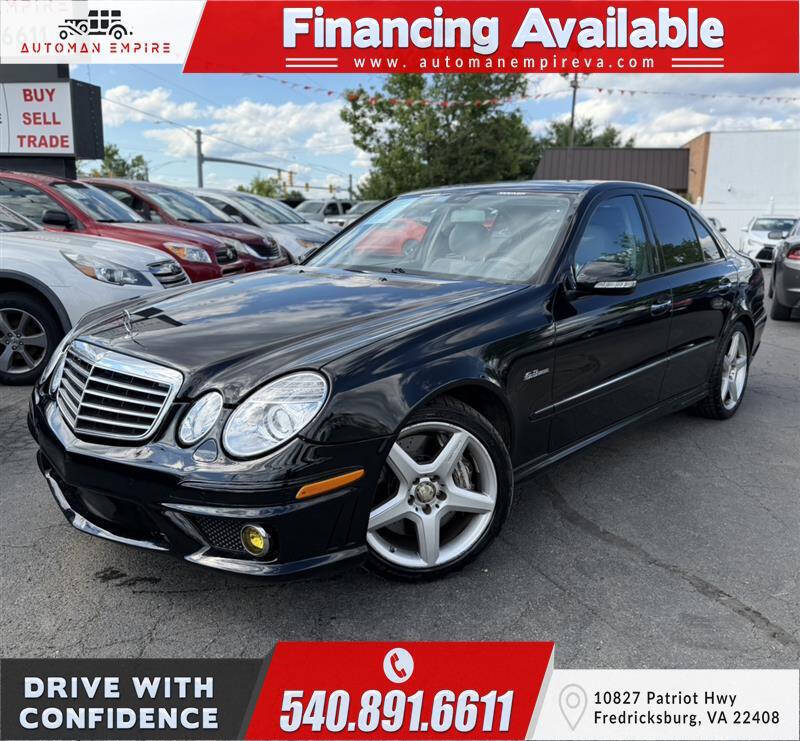 Black 2007 Mercedes-Benz E-Class E 63 AMG E 63 AMG 4dr Sedan 1