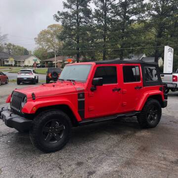 2016 Jeep Wrangler Unlimited for sale at South Atlanta Motorsports in Mcdonough GA