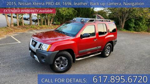 2015 Nissan Xterra for sale at Carlot Express in Stow MA