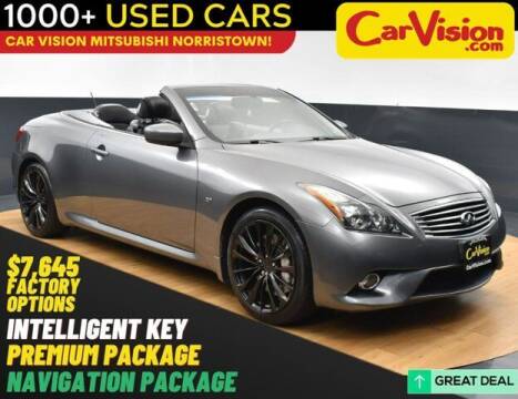 2014 Infiniti Q60 Convertible for sale at Car Vision Mitsubishi Norristown in Norristown PA