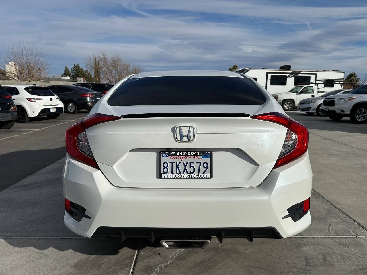 2020 Honda Civic for sale at Magic Auto Sales in Hesperia, CA