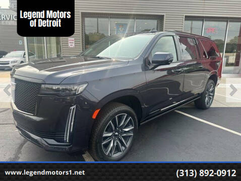 2023 Cadillac Escalade ESV for sale at Legend Motors of Ferndale - Legend Motors of Detroit in Detroit MI