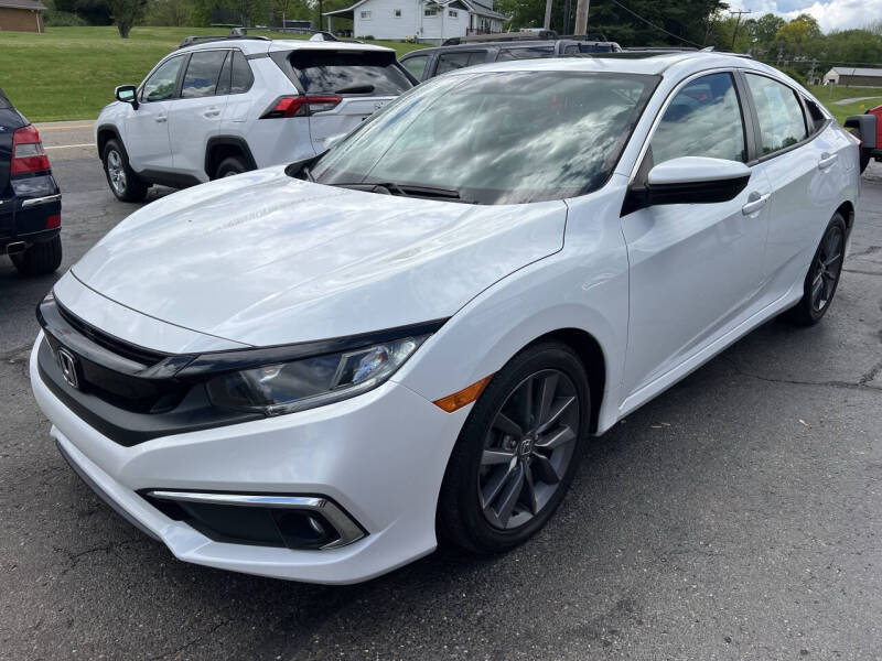 Used 2020 Honda Civic EX with VIN 19XFC1F38LE009341 for sale in Dillonvale, OH