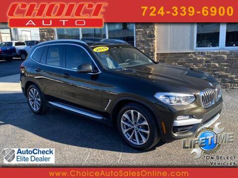 2019 BMW X3 for sale at CHOICE AUTO SALES in Murrysville PA