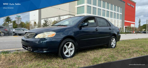 2003 Toyota Corolla for sale at WRD Auto Sales in Hollywood FL