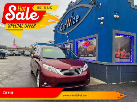 2014 Toyota Sienna for sale at Carwize in Detroit MI