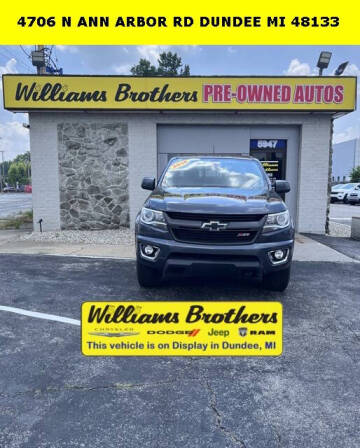 2016 Chevrolet Colorado for sale at Williams Brothers Pre-Owned Monroe in Monroe MI