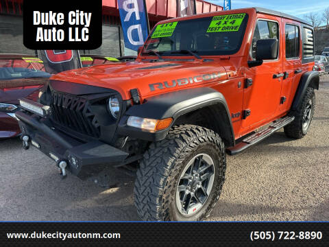 2018 Jeep Wrangler Unlimited for sale at Duke City Auto LLC in Gallup NM