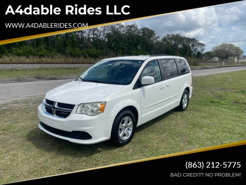 2012 Dodge Grand Caravan for sale at A4dable Rides LLC in Haines City FL