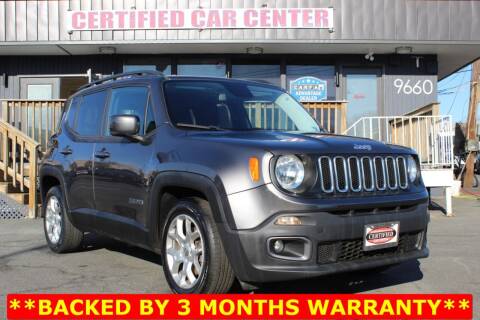 2016 Jeep Renegade for sale at CERTIFIED CAR CENTER in Fairfax VA