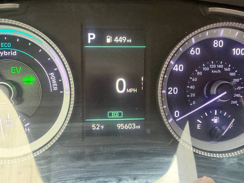 2022 Hyundai Sonata Hybrid Blue