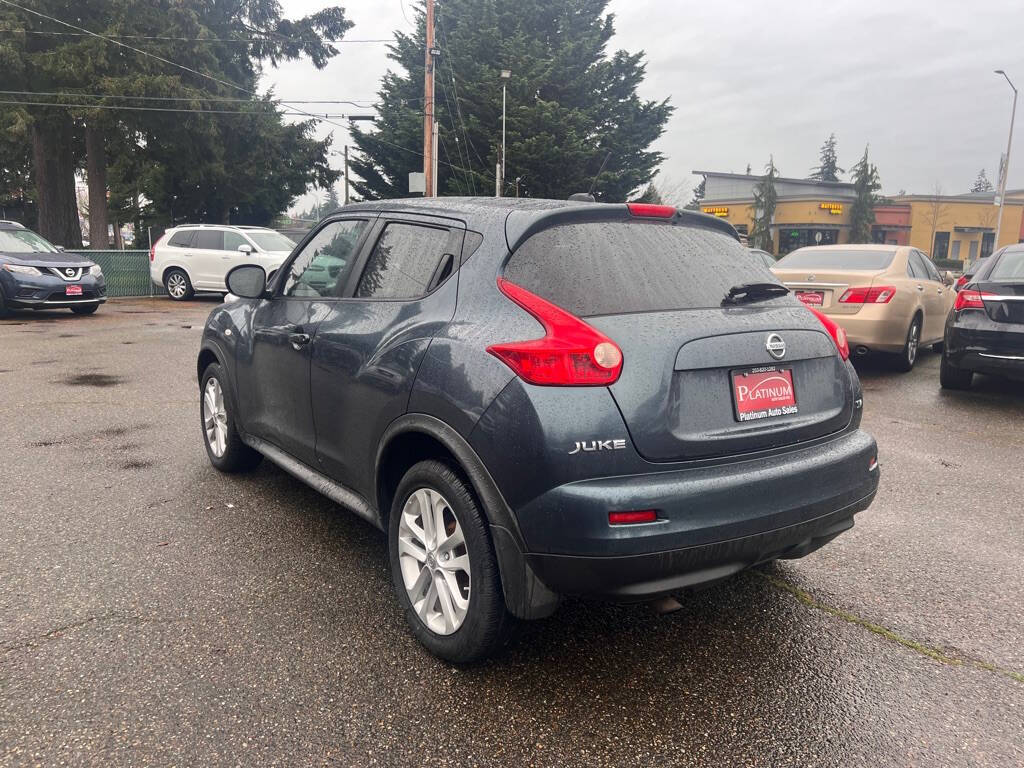 2011 Nissan JUKE for sale at PLATINUM AUTO SALES INC in Lacey, WA