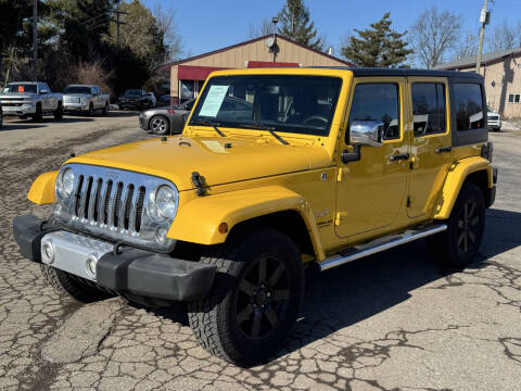 2015 Jeep Wrangler Unlimited for sale at Thompson Motors in Lapeer MI