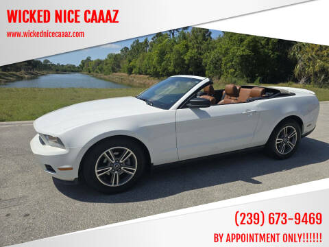 2010 Ford Mustang for sale at WICKED NICE CAAAZ in Cape Coral FL