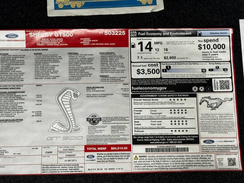 2021 Ford Mustang Shelby GT500