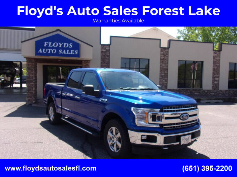 2018 Ford F-150 for sale at Floyd's Auto Sales Forest Lake in Forest Lake MN