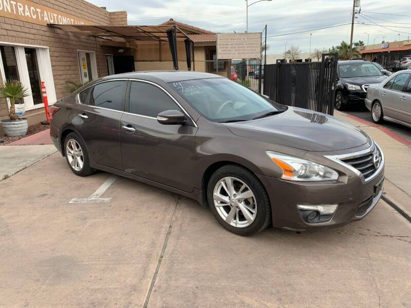 2014 Nissan Altima for sale at CONTRACT AUTOMOTIVE in Las Vegas NV