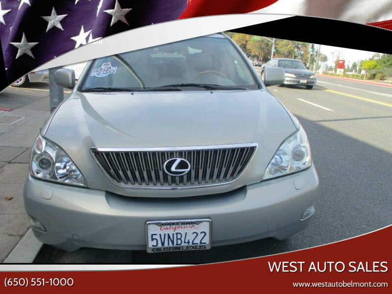 2007 Lexus RX 350 for sale at West Auto Sales in Belmont CA