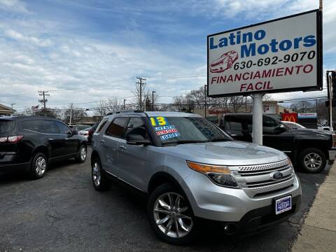 2013 Ford Explorer for sale at Latino Motors in Aurora IL