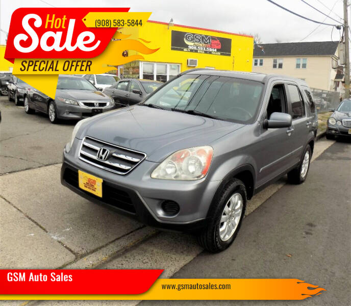 2006 Honda CR-V for sale at GSM Auto Sales in Linden NJ