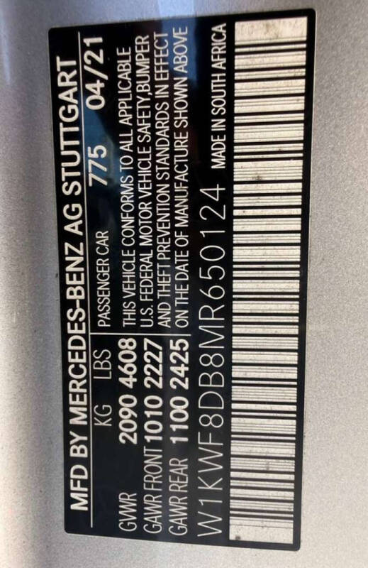 2021 Mercedes-Benz C-Class C 300