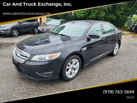 2012 Ford Taurus for sale at Car and Truck Exchange, Inc. in Rowley MA