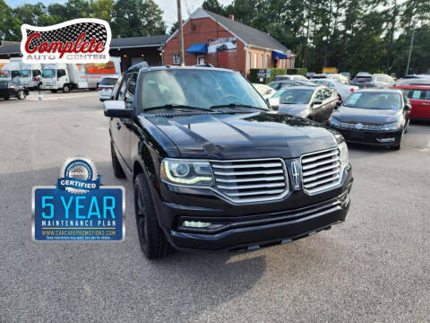 2016 Lincoln Navigator for sale at Complete Auto Center , Inc in Raleigh NC