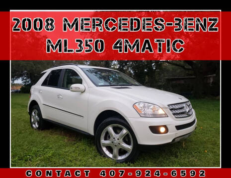 2008 Mercedes-Benz M-Class for sale at AFFORDABLE ONE LLC in Orlando FL