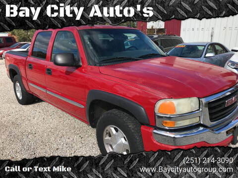 2005 GMC Sierra 1500 for sale at Bay City Auto's in Mobile AL