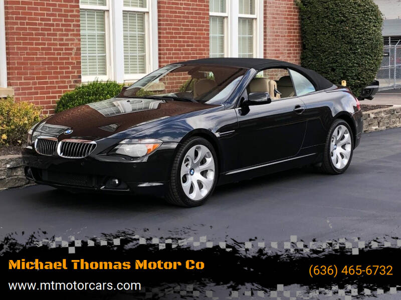 2007 BMW 6 Series for sale at Michael Thomas Motor Co in Saint Charles MO