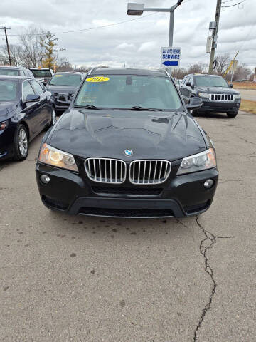 2012 BMW X3 for sale at A&Q Auto Sales & Repair in Westland MI