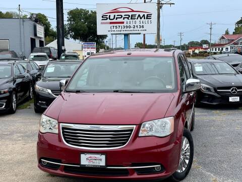 2011 Chrysler Town and Country for sale at Supreme Auto Sales in Chesapeake VA