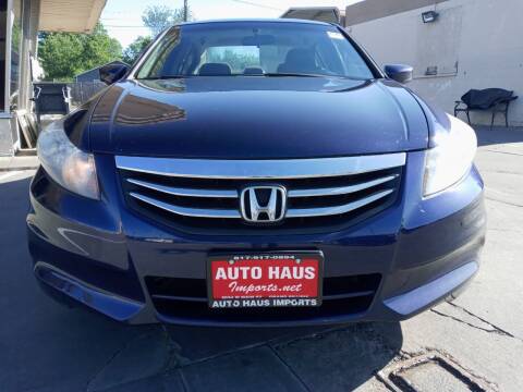 2012 Honda Accord for sale at Auto Haus Imports in Grand Prairie TX