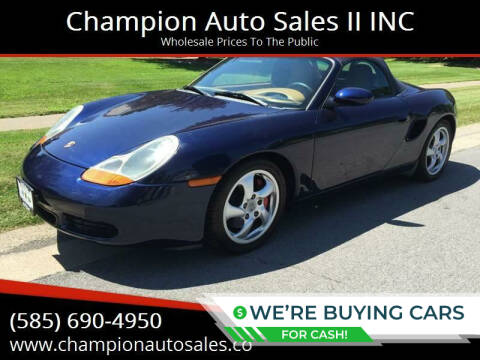 2001 Porsche Boxster for sale at Champion Auto Sales II INC in Rochester NY