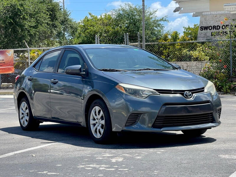 2016 Toyota Corolla for sale at AUTO BURGOS in Hollywood FL