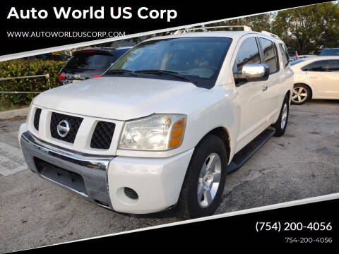 Nissan Armada For Sale in Plantation FL Auto World US Corp