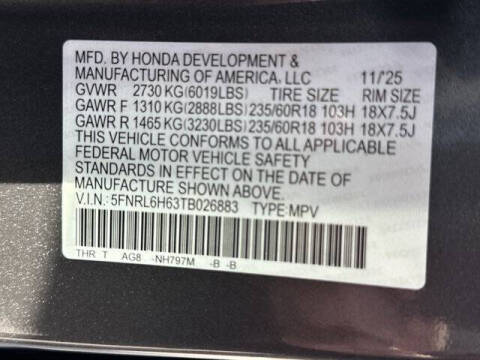 2026 Honda Odyssey EX-L