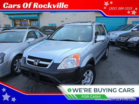 2004 Honda CR-V for sale at Cars Of Rockville in Rockville MD